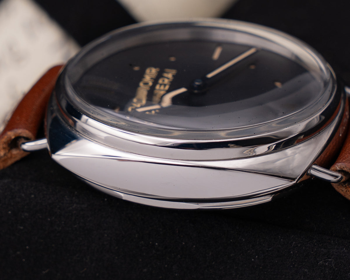1 of 750 Panerai Radiomir S.L.C. 3 Days 47mm Pam00449 Black Dial Brown Strap