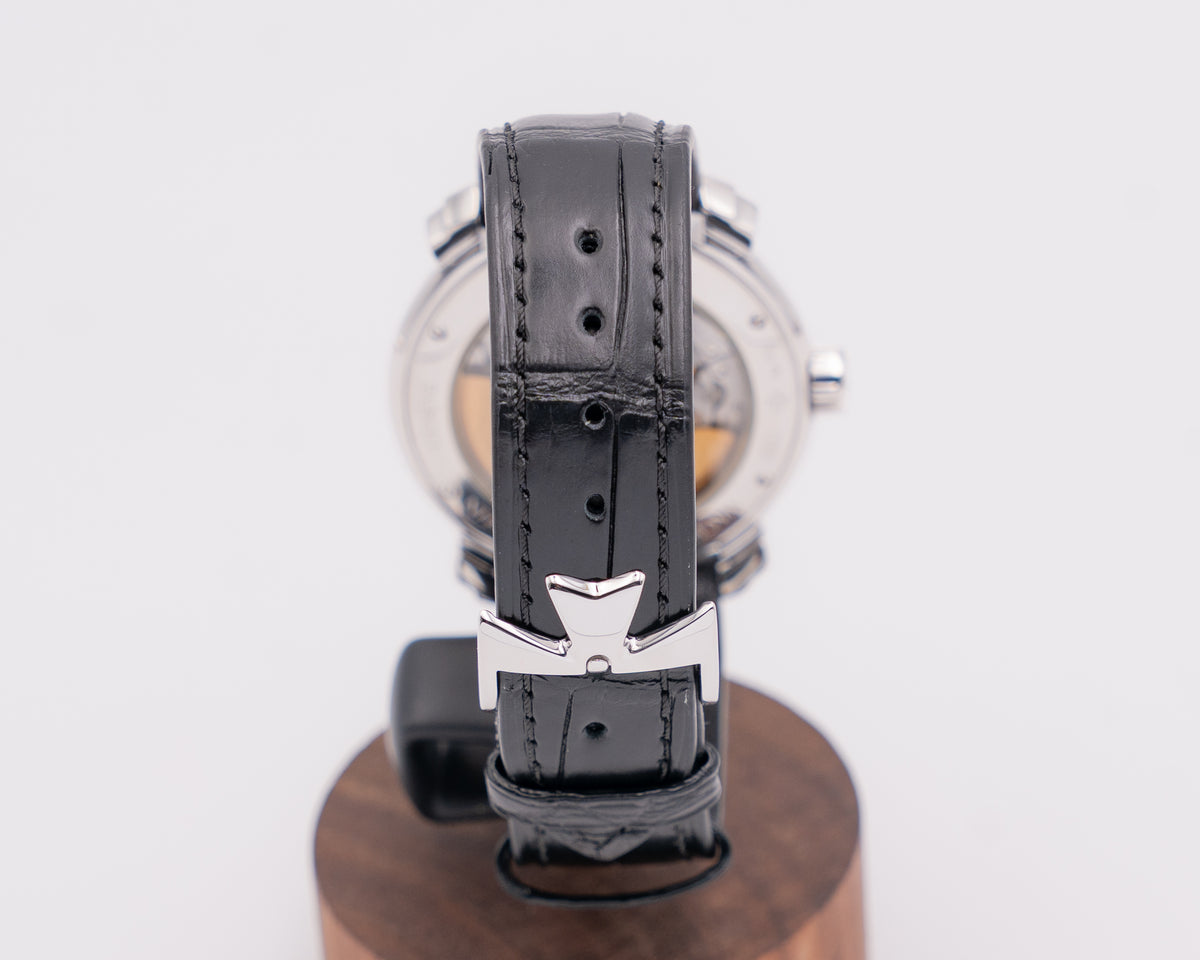 Vacheron Constantin Malte 38mm 42015-000g-8902 White Gold Case Black Leather Strap