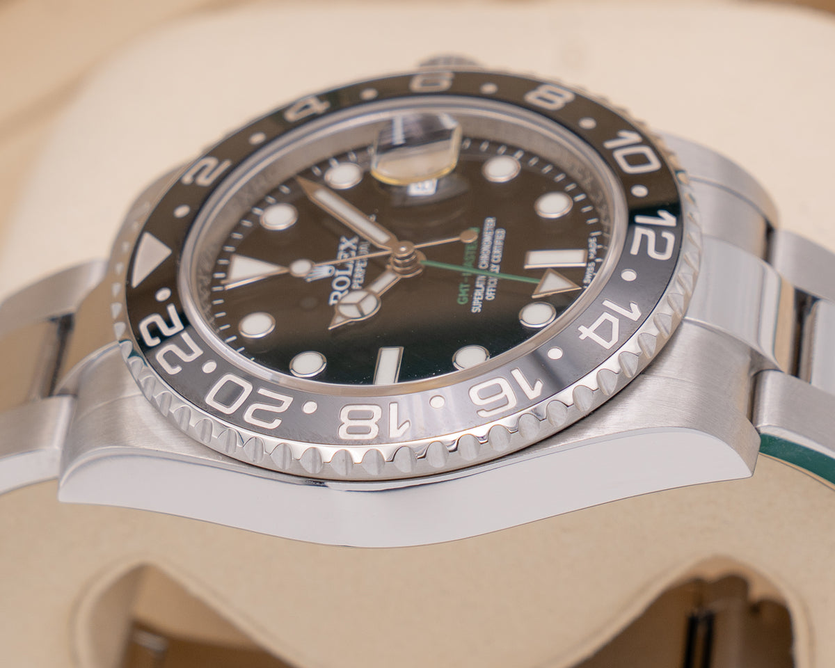Rolex GMT Master II 40mm 116710 Black Dial Green Arrow 2015