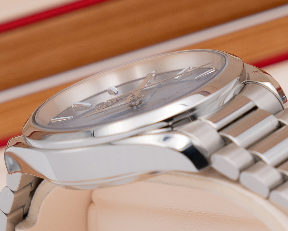 UNWORN Omega Aqua Terra 150m Co‑axial Master Chronometer 38 MM 220.10.38.20.03.004 Summer Blue 2026