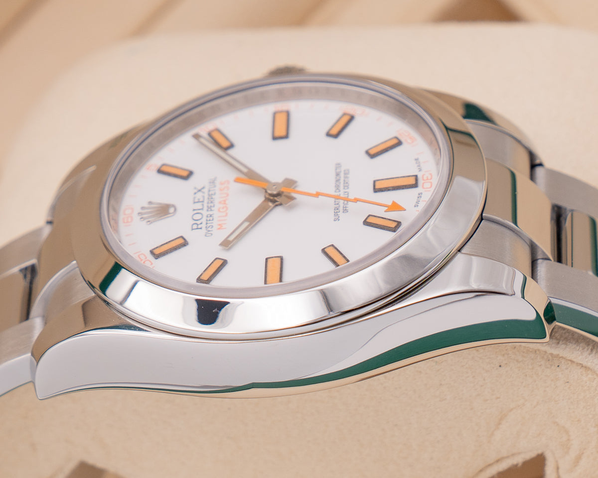 Rolex Milgauss 40mm 116400 White Dial 2020