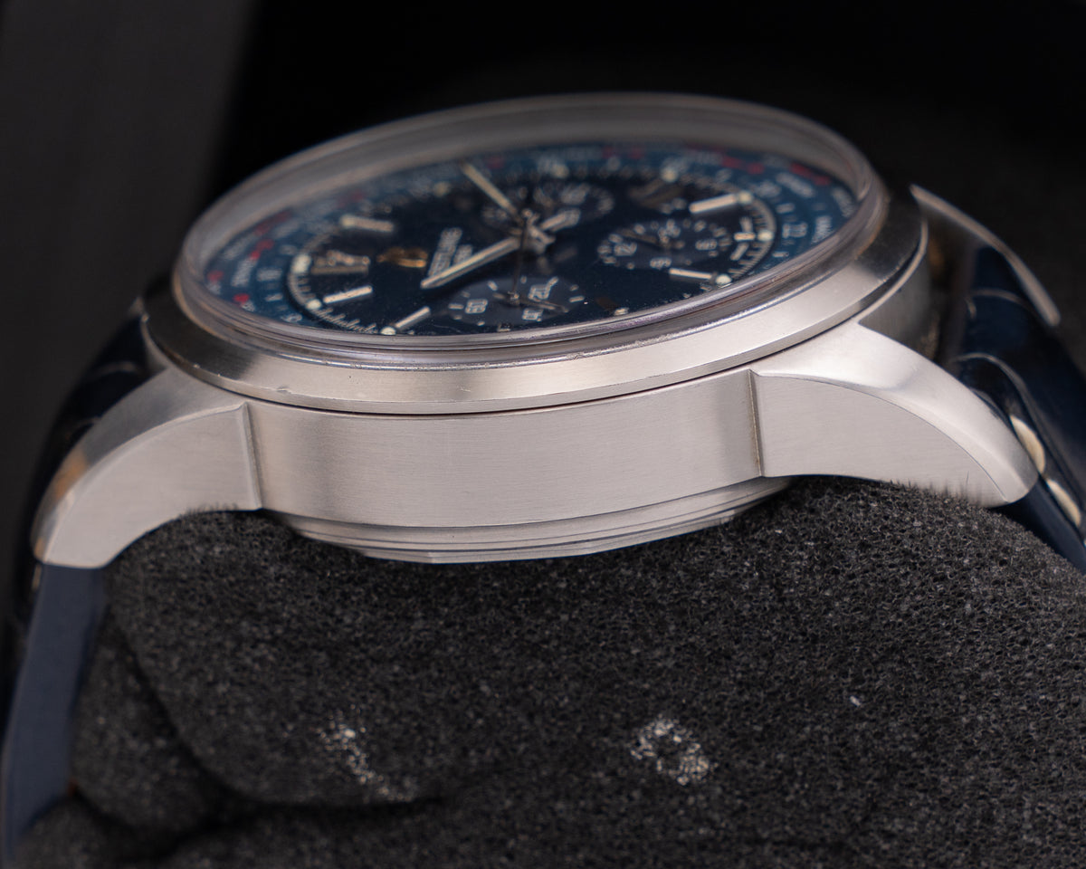 Breitling Chronograph 46mm ab0510u9-c879  blue world-time dial 2013