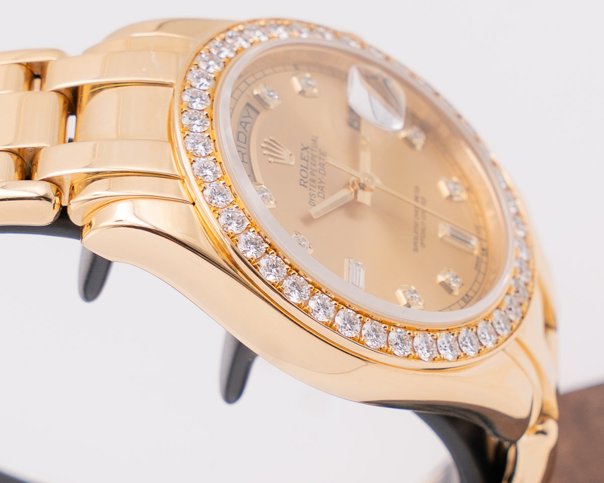 Rolex Day-Date Masterpiece 39mm 18948 Yellow Gold Diamond Bezel and Dial 2013