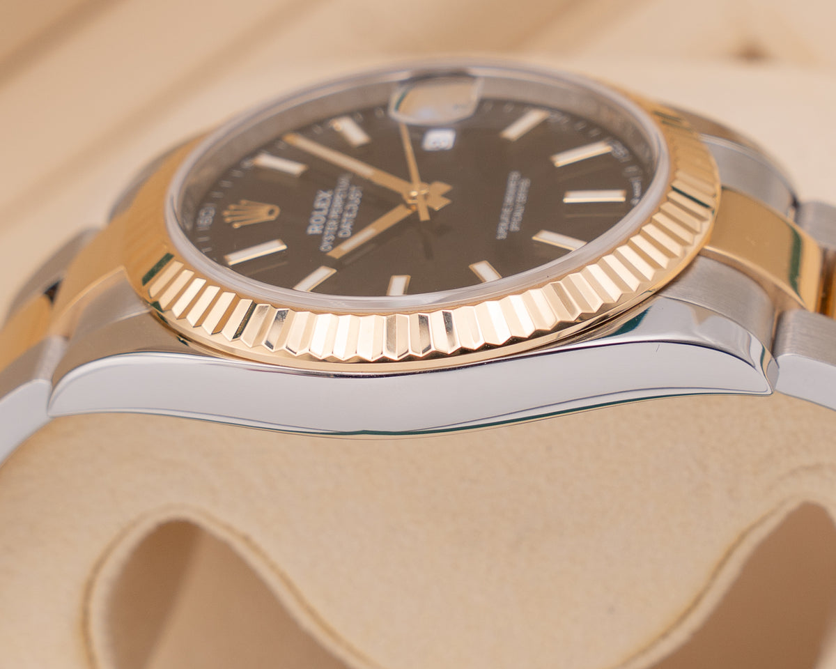 Rolex Datejust 41mm 126333  Fluted Black Dial On Oyster 2022