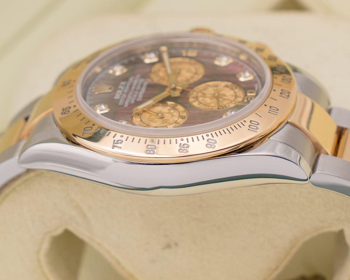 Rolex Oyster Perpetual  Daytona 40mm 116523 Tahitian  MOP Dial 2012