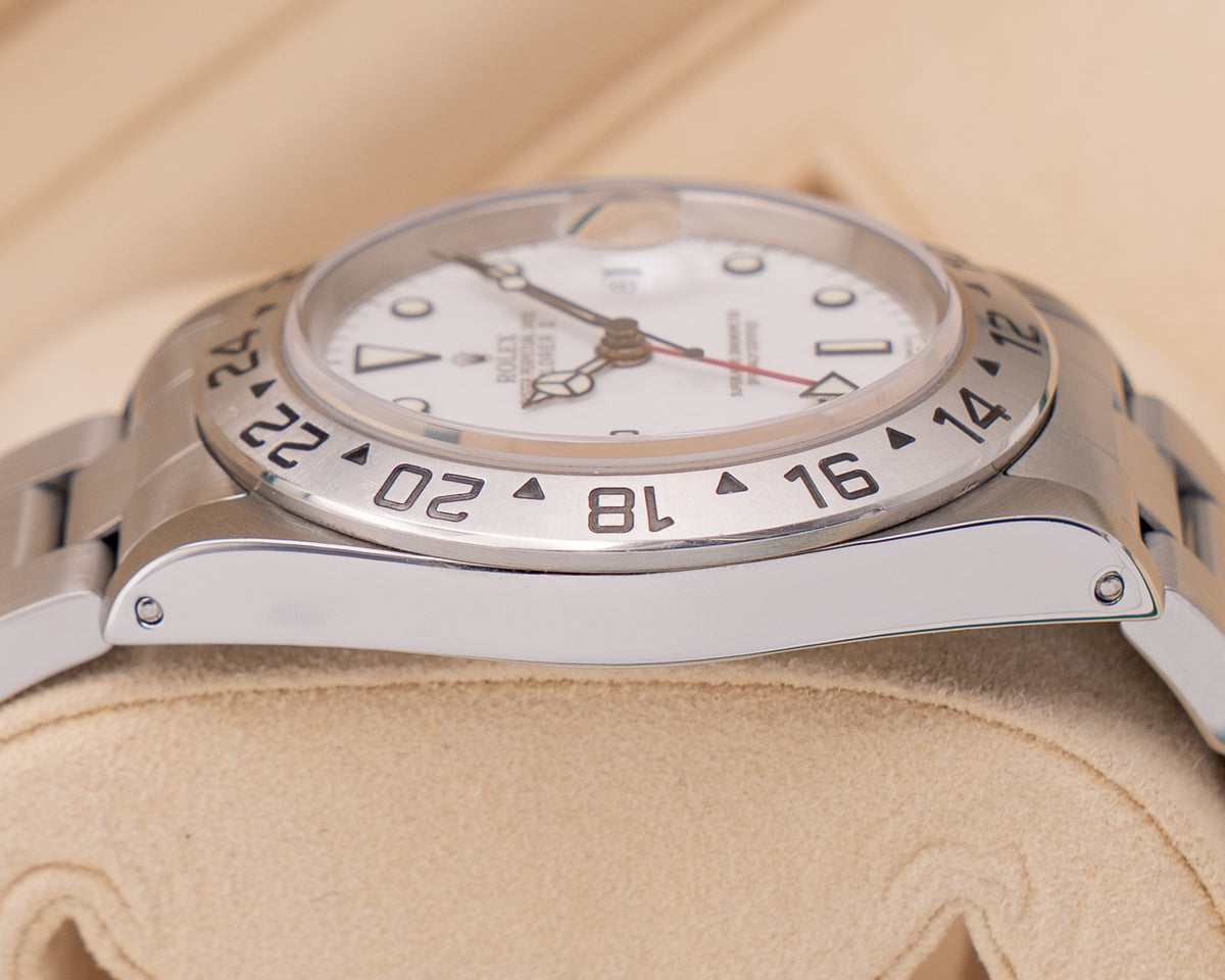 Rolex Explorer II 40mm 16570 White Dial 1999