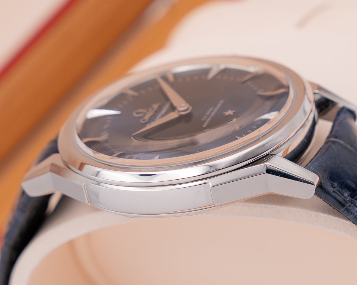 Omega Constellation 39mm 140.13.39.21.03.001 Observatory lue Leather Strap 2026