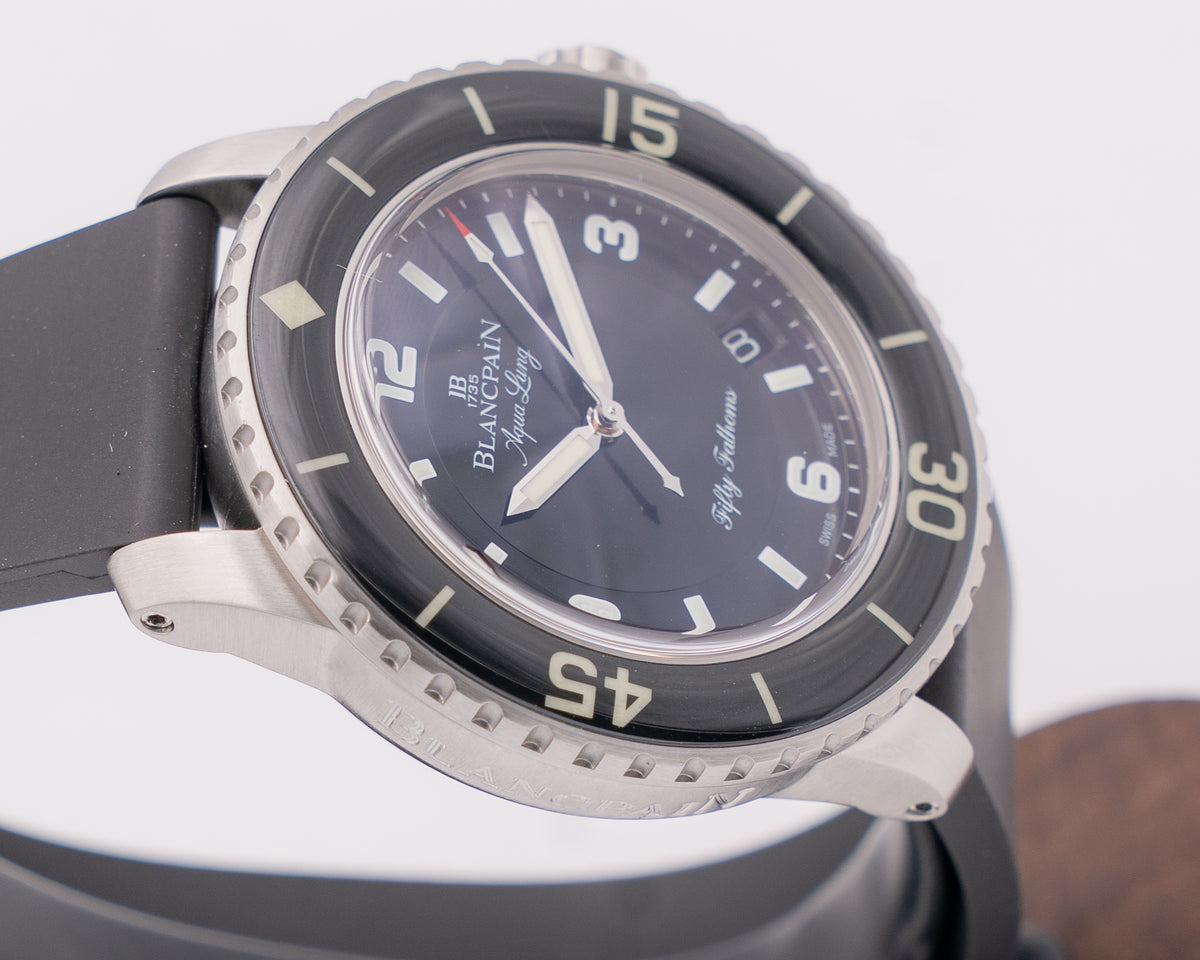 Blancpain Fifty Fathoms 45mm 5015c-1130-52b Black Dial 2015