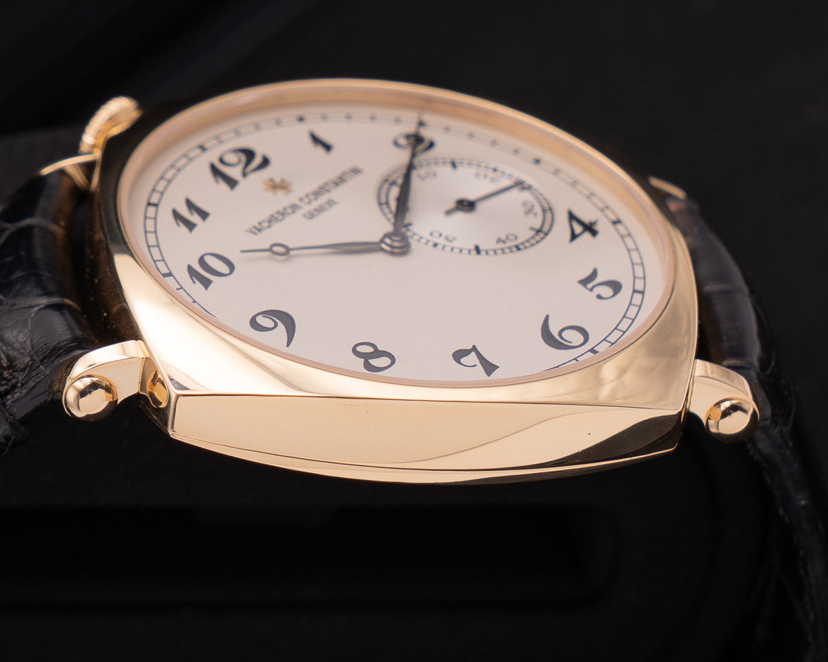 Vacheron Constantin Historiques American 1921 40mm 82035/000J-9964 Yellow Gold Black Strap 2015