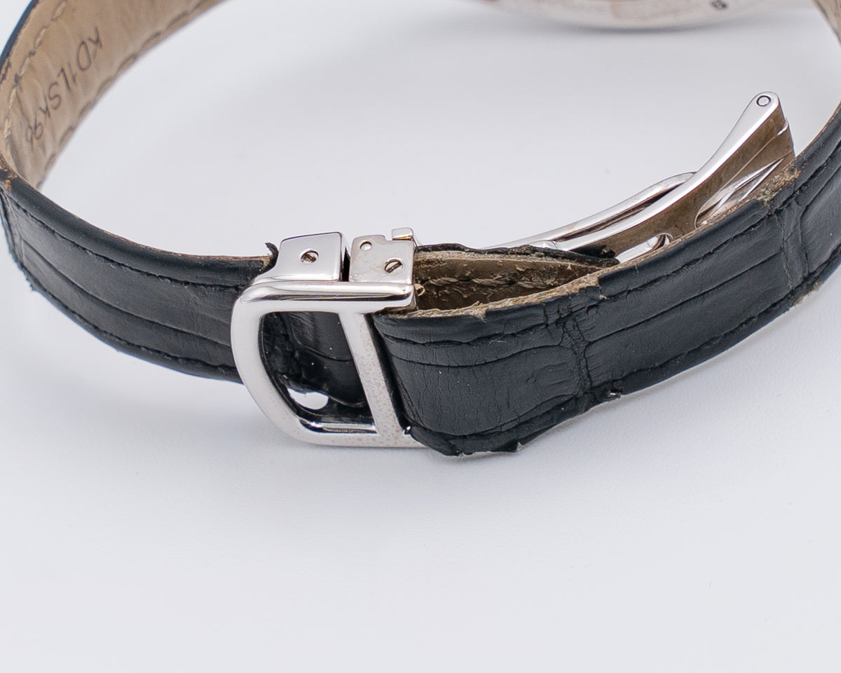Cartier Tortue WA507231 White Gold Diamond Bezel