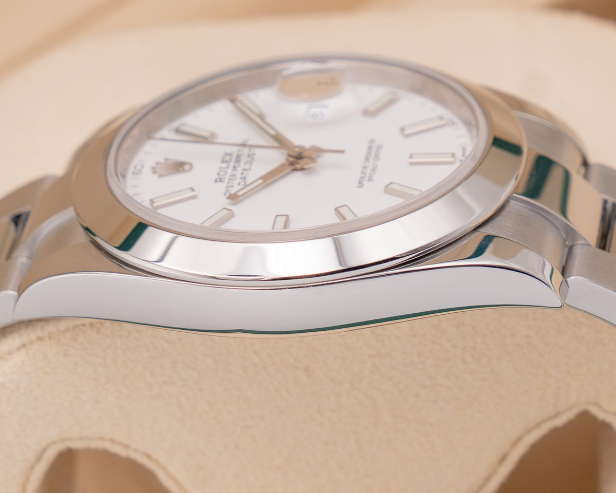 Rolex Datejust 41mm 126300 White Dial on Oyster 2023