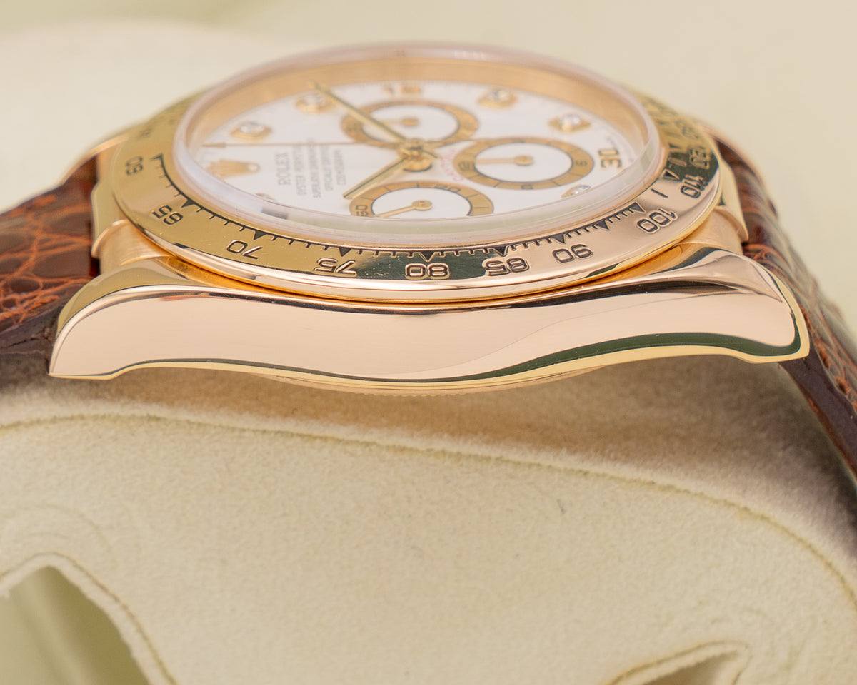Rolex Daytona 40mm 16518 Yellow Gold Diamond Markets U-Serial
