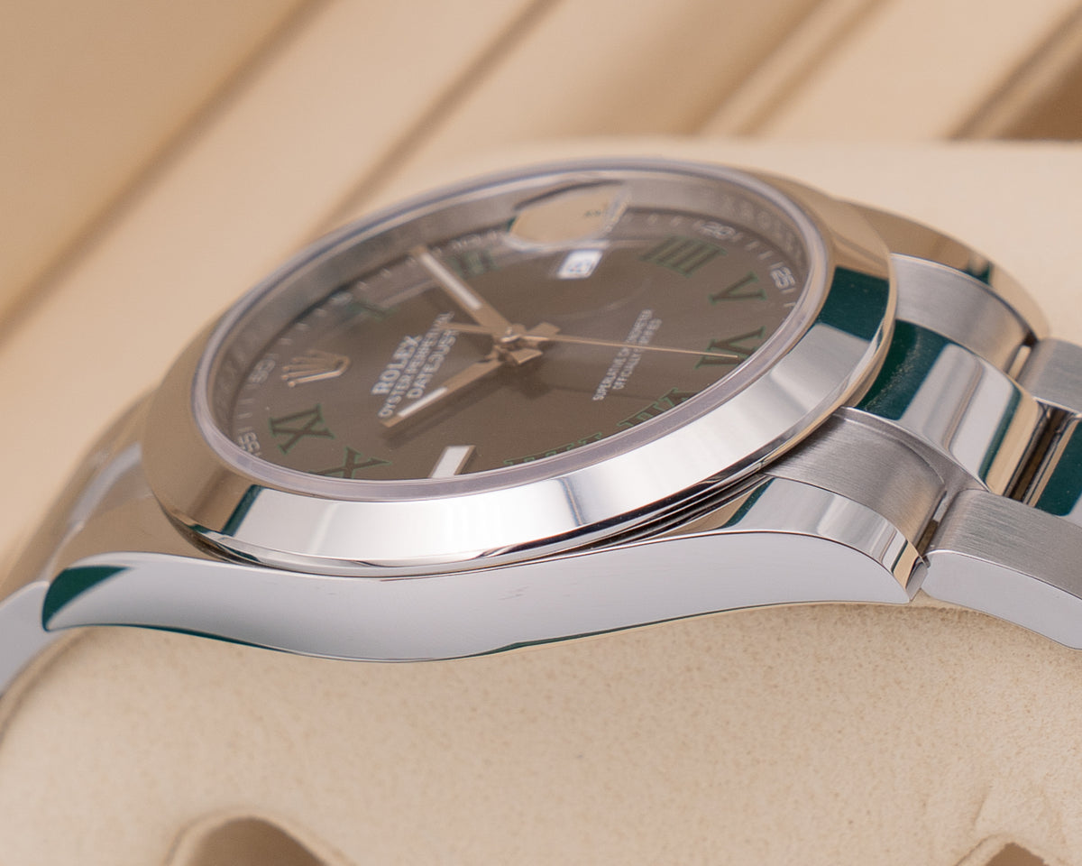 Rolex Datejust 41mm 126300 Wimbledon Dial Smooth Oyster 2026