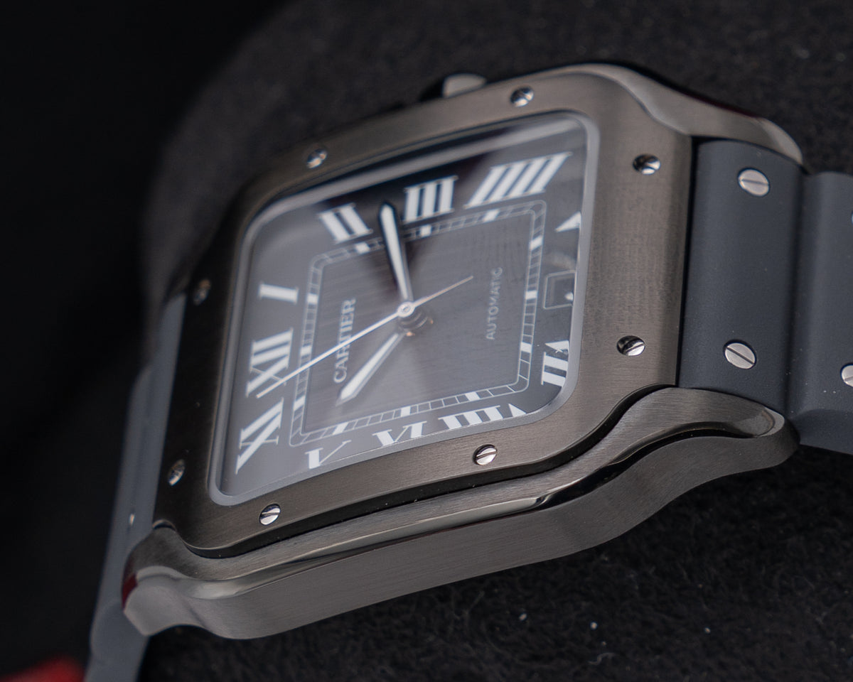 Cartier Santos 39mm WSSA0045 Black Dial On Rubber Strap 2026