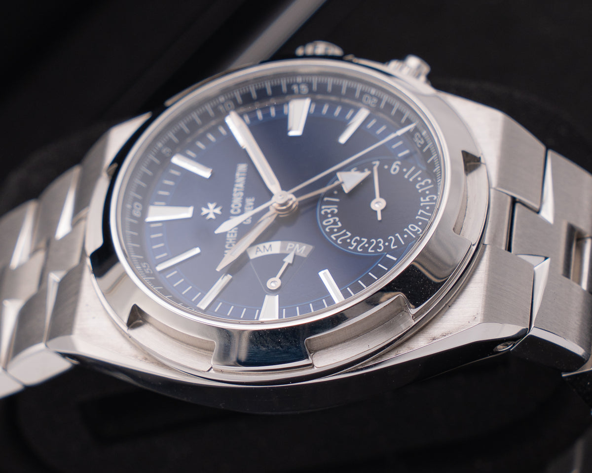 STICKERS ON CLASP Vacheron Constantin Overseas Dual Time 41mm 7900V/110A-B334 Blue Dial 2021