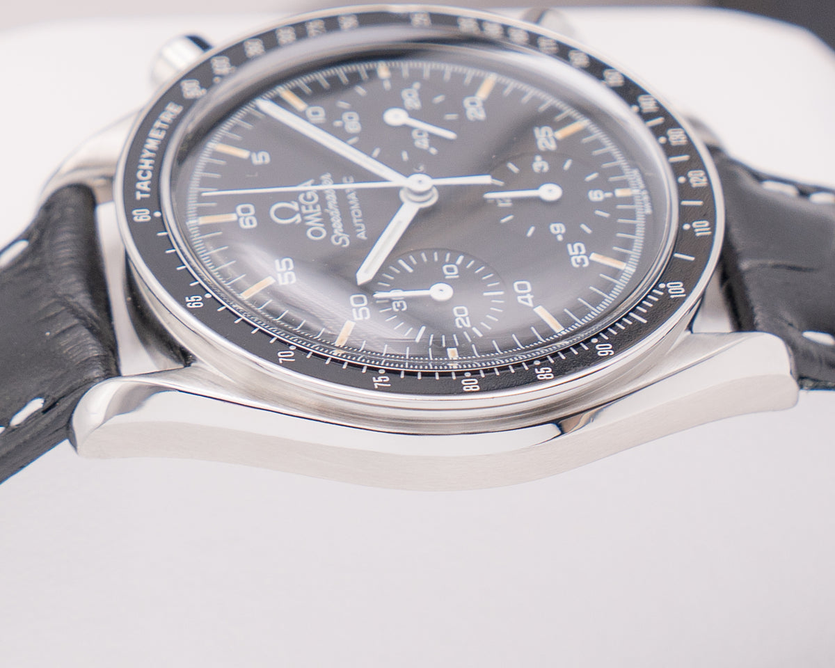 Omega Speedmaster 39mm 3510.50 Black Dial on Leather Strap