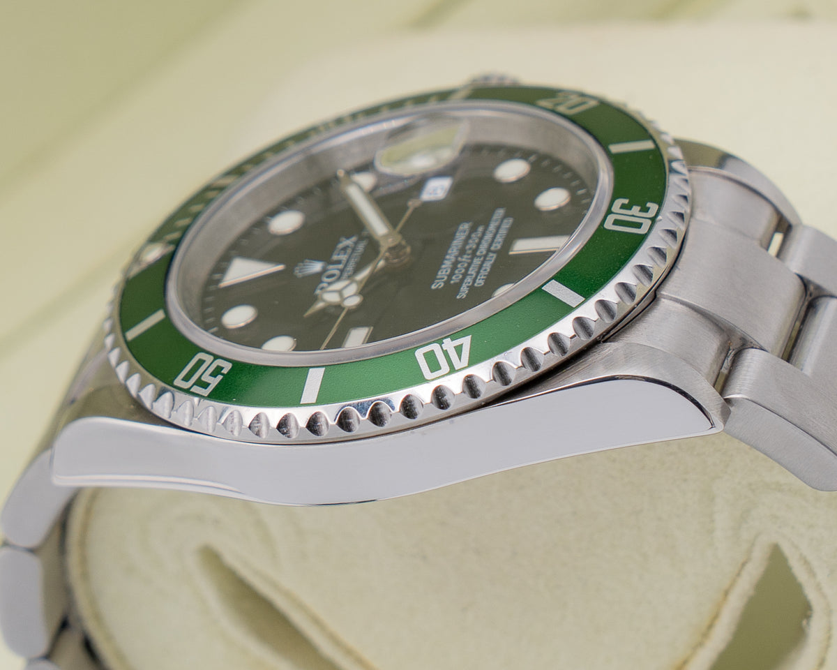 Rolex Submariner 40mm 16610LV Kermit 2008