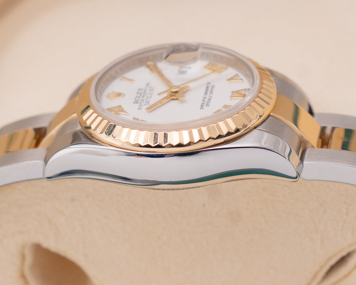 Rolex Datejust 26mm 179173 White Roman  Dial Two Tone 2017