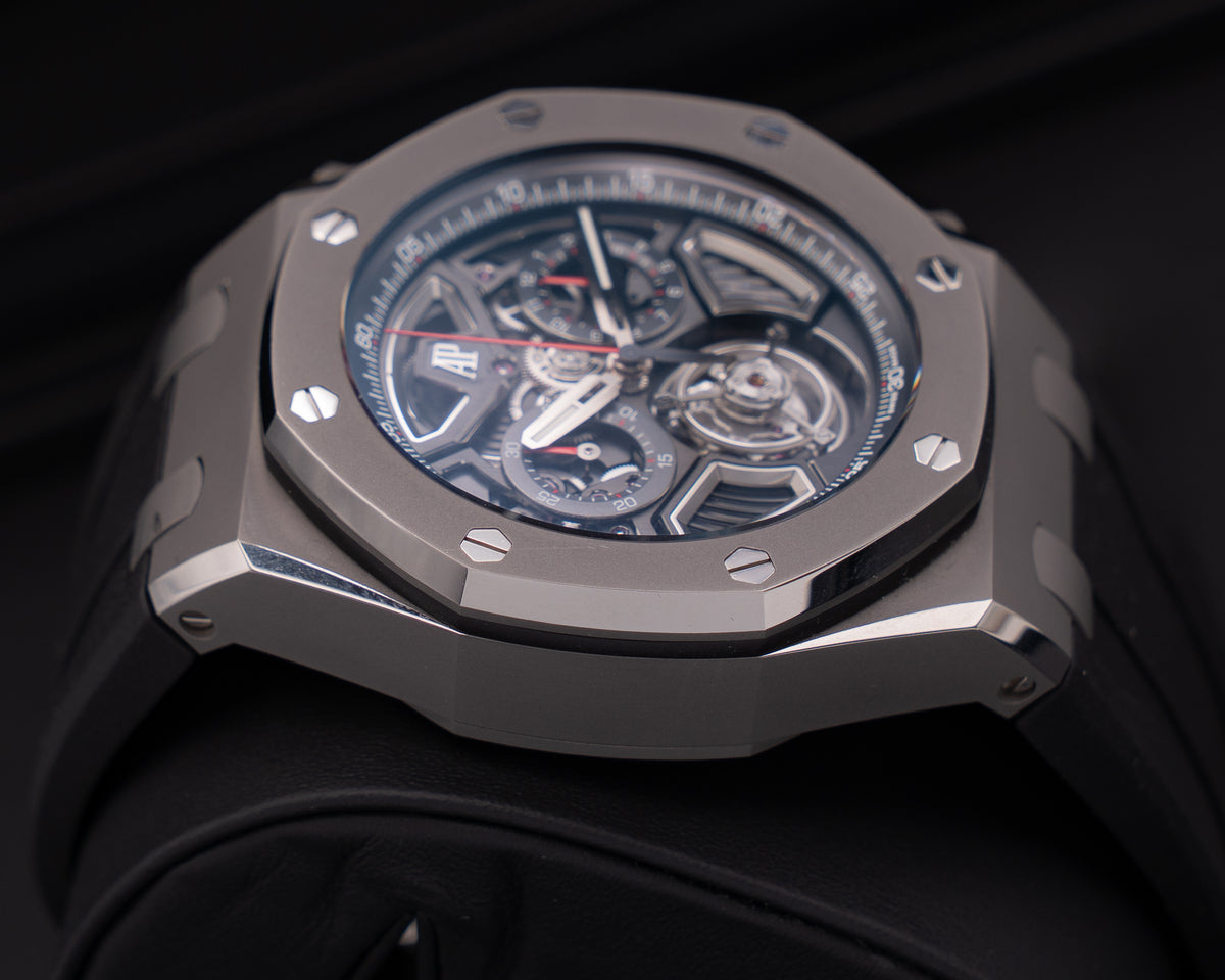 Limited Edition of 100 Audemars Piguet Royal Oak Offshore 43mm 26622TI.GG.D002CA.01 Flying Tourbillon Chronograph