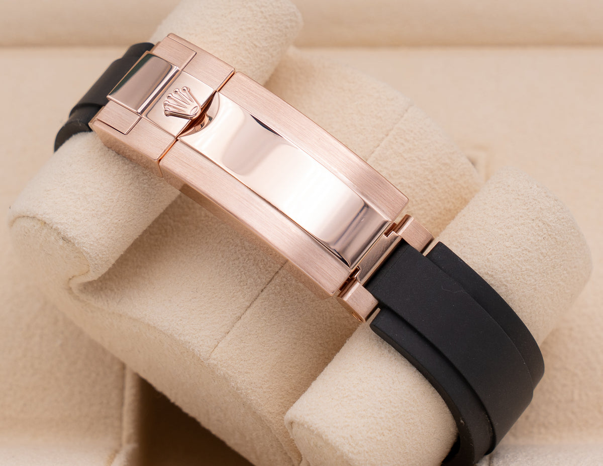 Rolex Yacht-Master 40mm 126655 Rose Gold On OysterFlex 2023