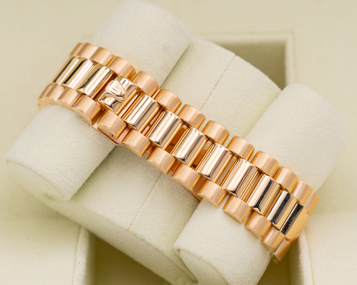 Rolex Day-Date 36mm 18038 Gold With Black Dial 1986