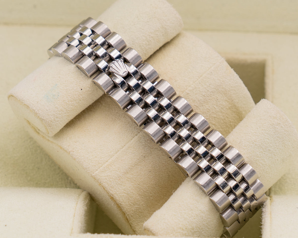 Rolex Steel and White Gold Datejust 31mm  178274 On Jubilee Open Date