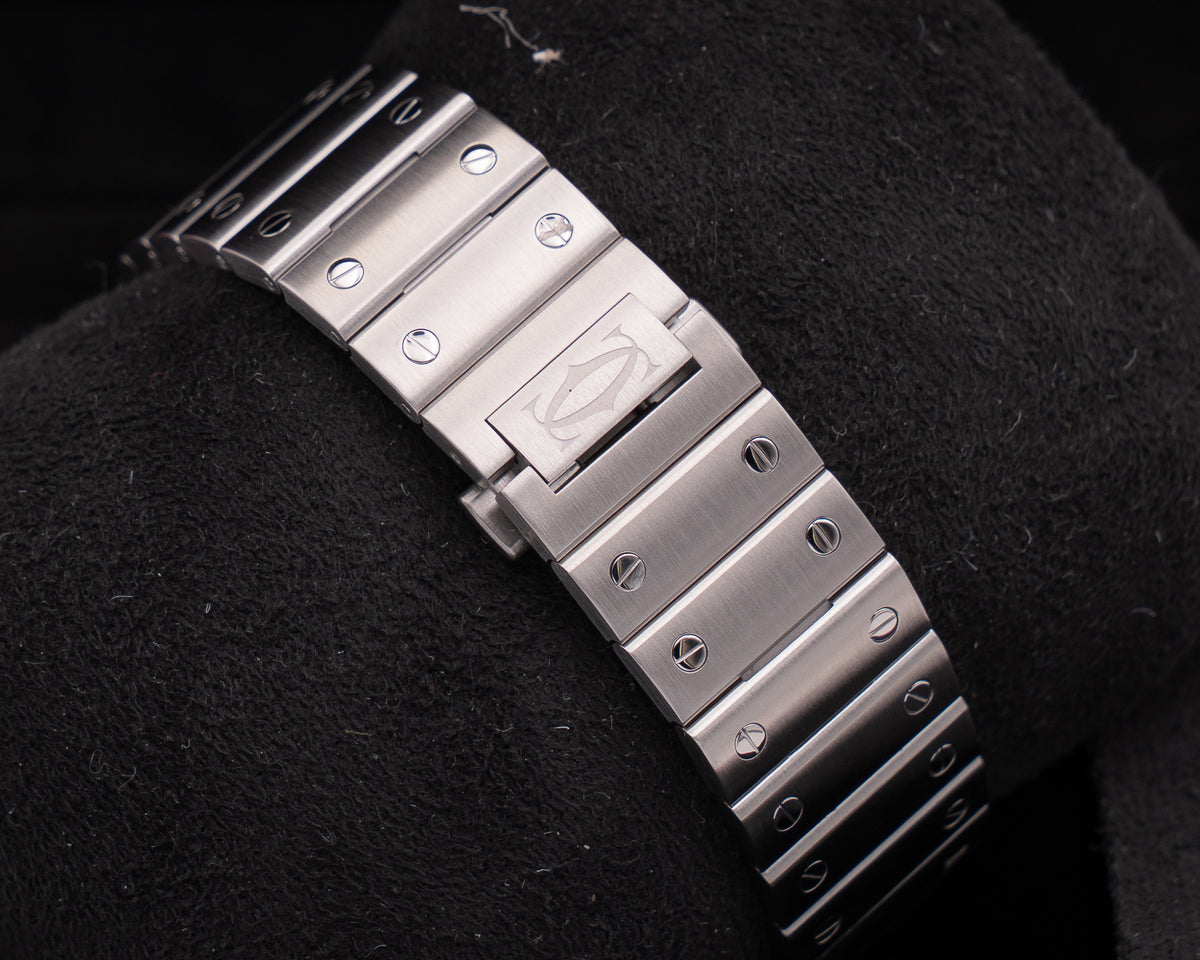 Santos de Cartier 39.8mm WSSA0030 Blue Dial