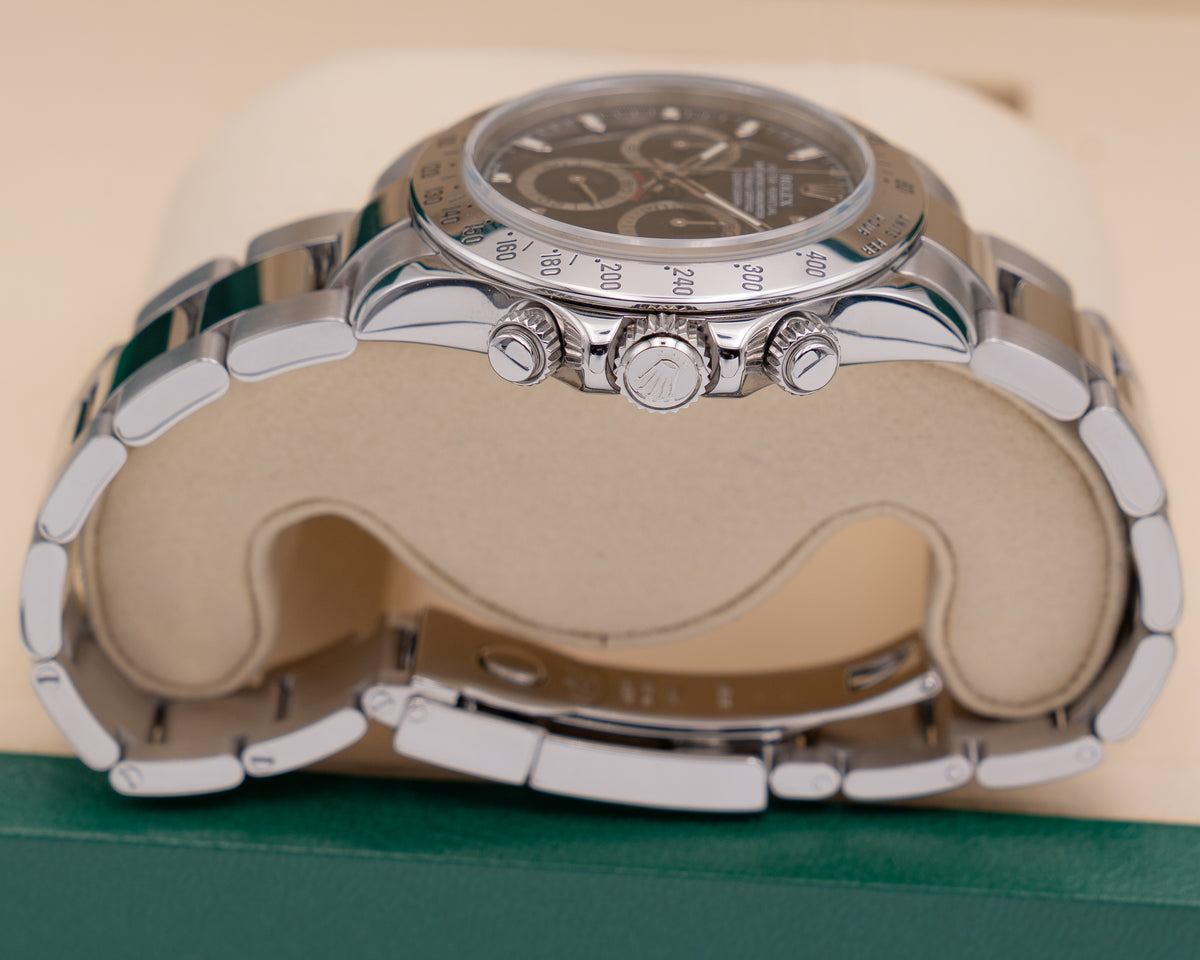 Rolex Daytona 40mm 116520 Steel Bezel Black Dial 2006