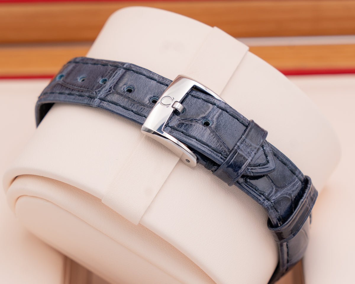 Omega Constellation 39mm 140.13.39.21.03.001 Observatory lue Leather Strap 2026