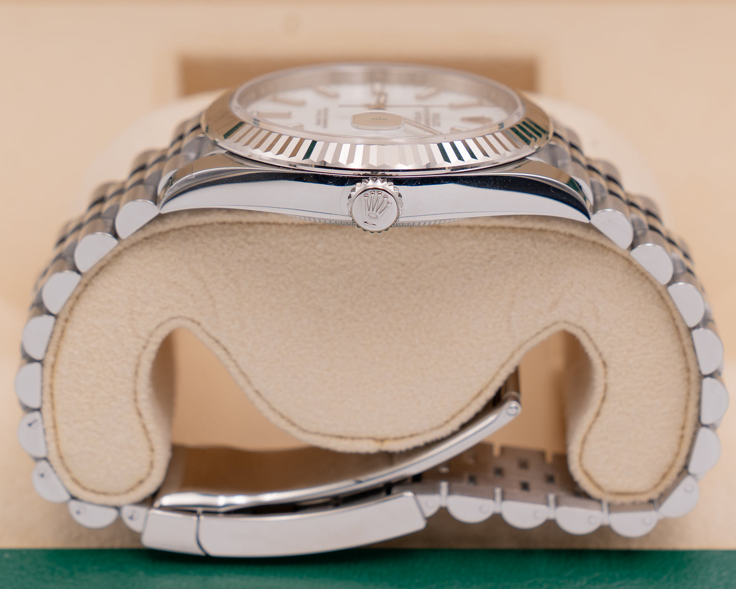 Rolex Datejust 41mm 126334 White Stick Dial Fluted Jubilee 2026