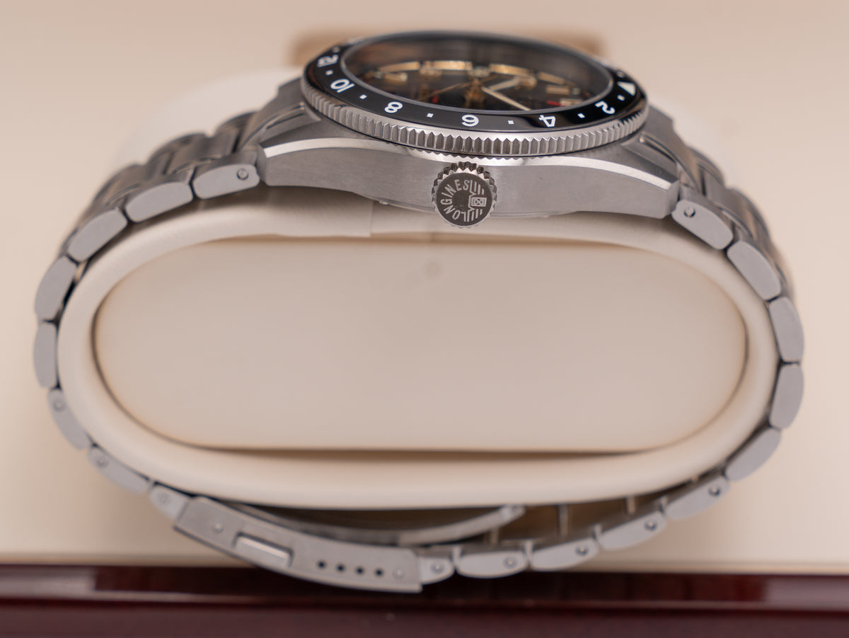 Longines Spirit Zulu Time 39mm L3.802.1.53.6 Titanium Black and Grey Bezel 2025