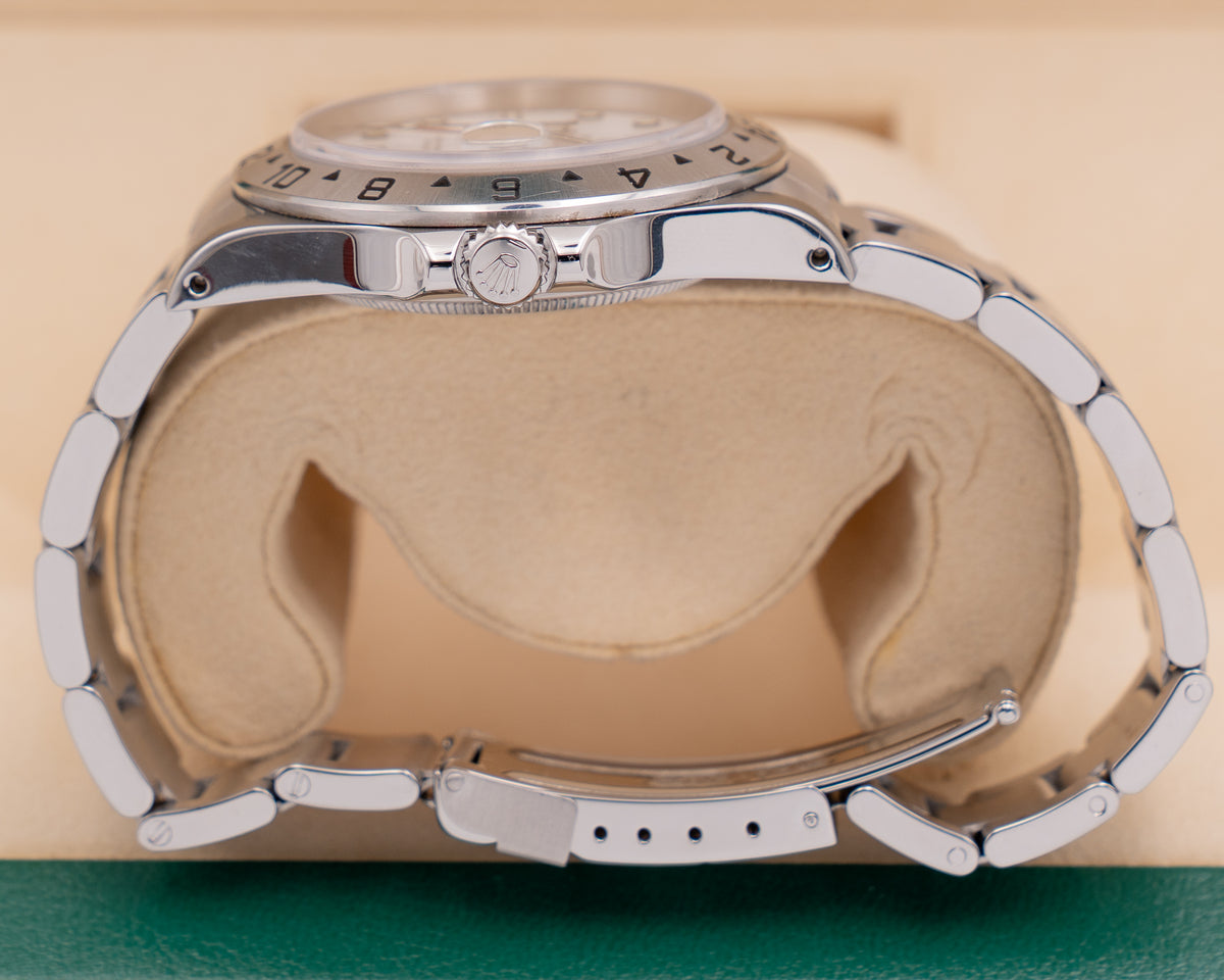 Rolex Explorer II 40mm 16570 White Dial 1999