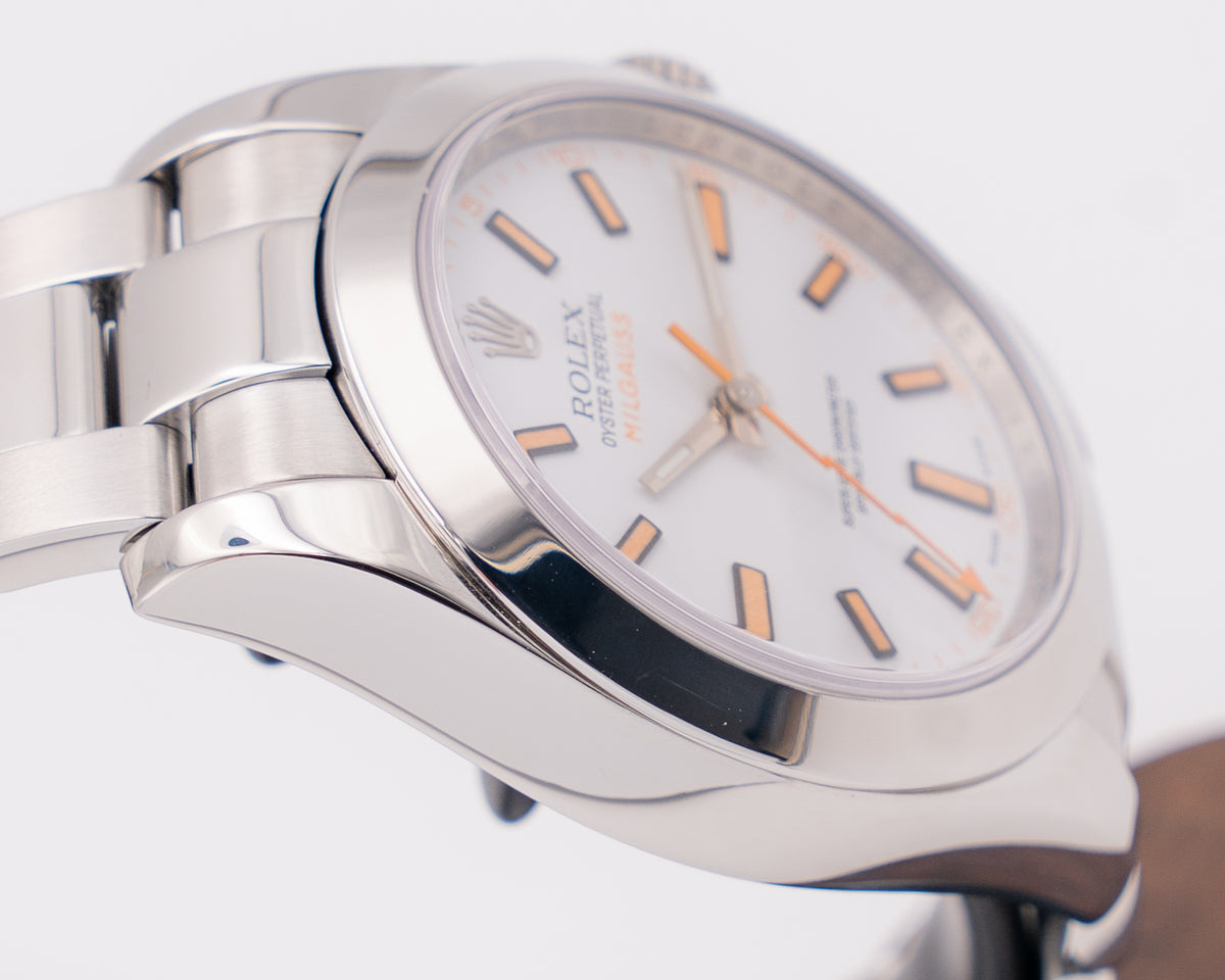 Rolex Milgauss 40mm 116400 White Dial