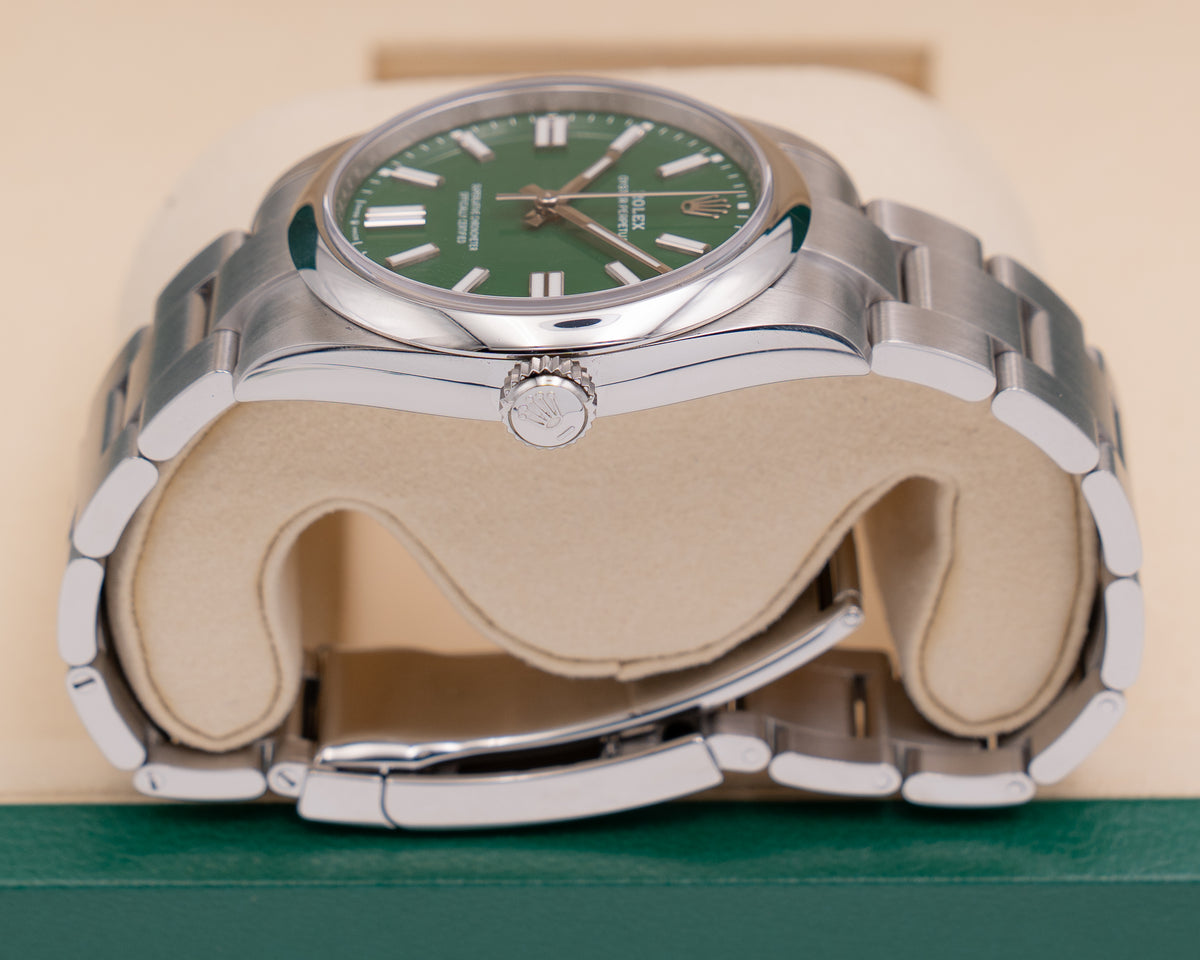 Rolex Oyster Perpetual 41mm 134300 Green Dial 2025