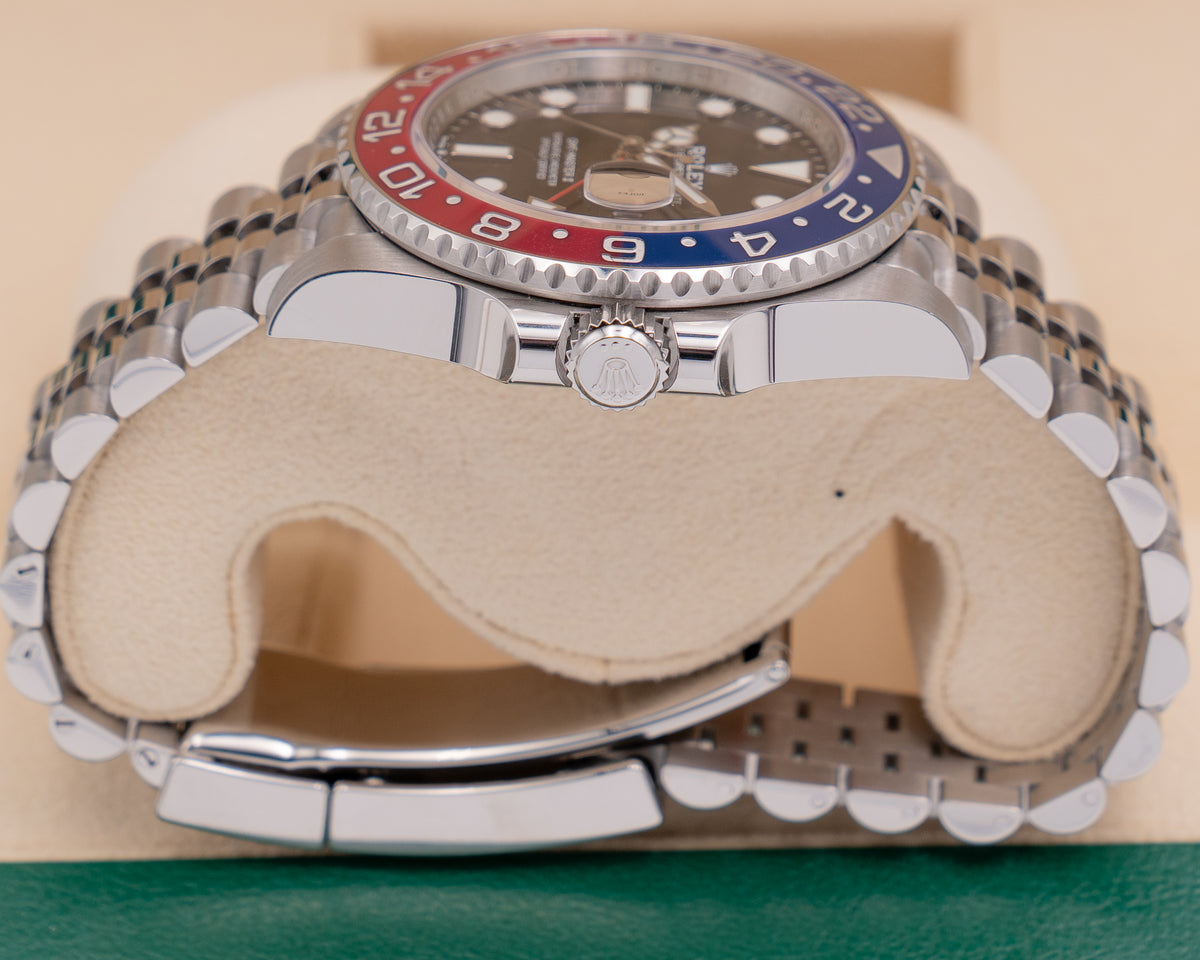 Rolex GMT II 40mm 126710BLRO Pepsi On Jubilee 2021