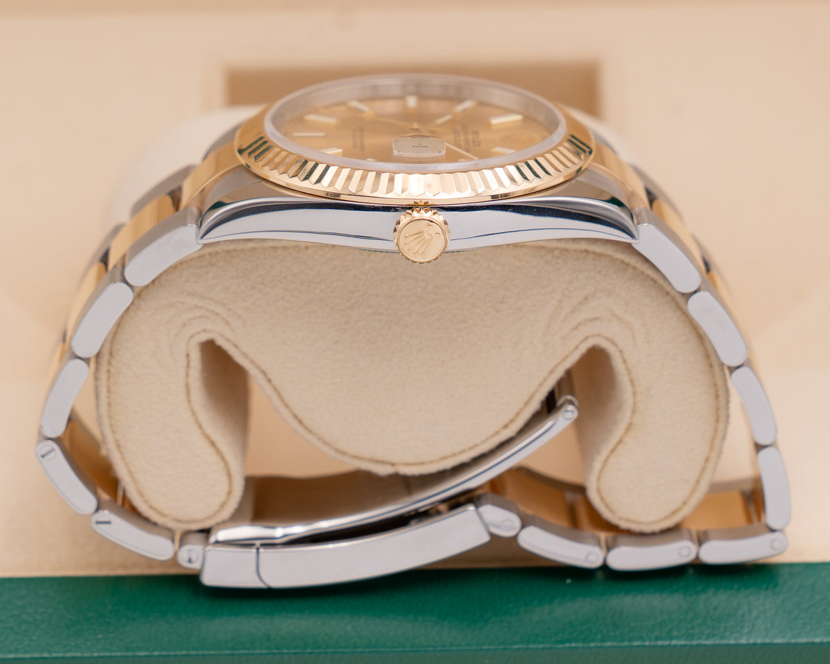 Rolex Datejust 41mm 126333 Fluted Champagne Dial 2019