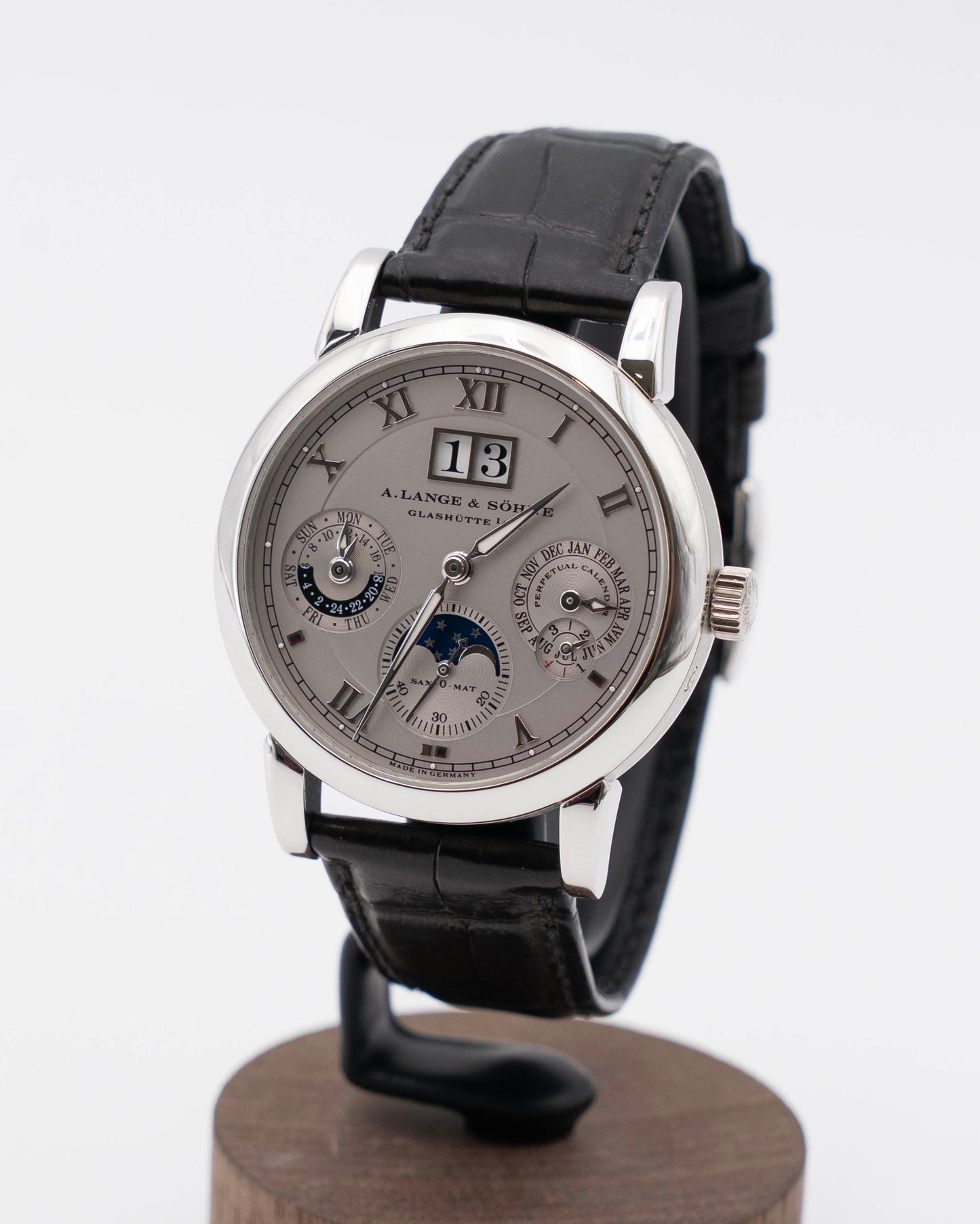 A. Lange & Söhne Langematik Perpetual 38.5mm 310.025E Platinum Rhodium Dial
