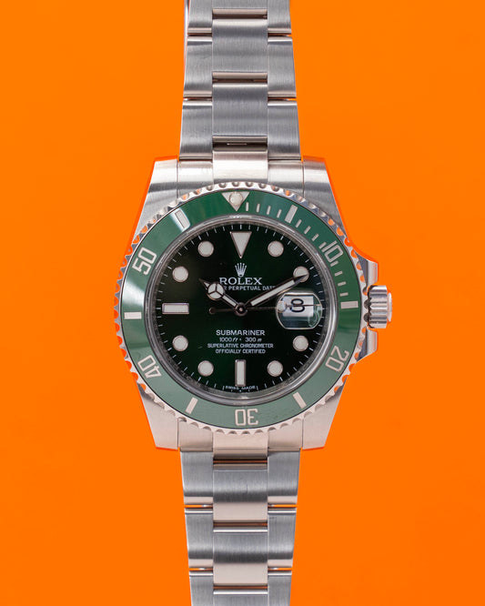 Rolex Submariner Date 40mm 116610LV Hulk 2016