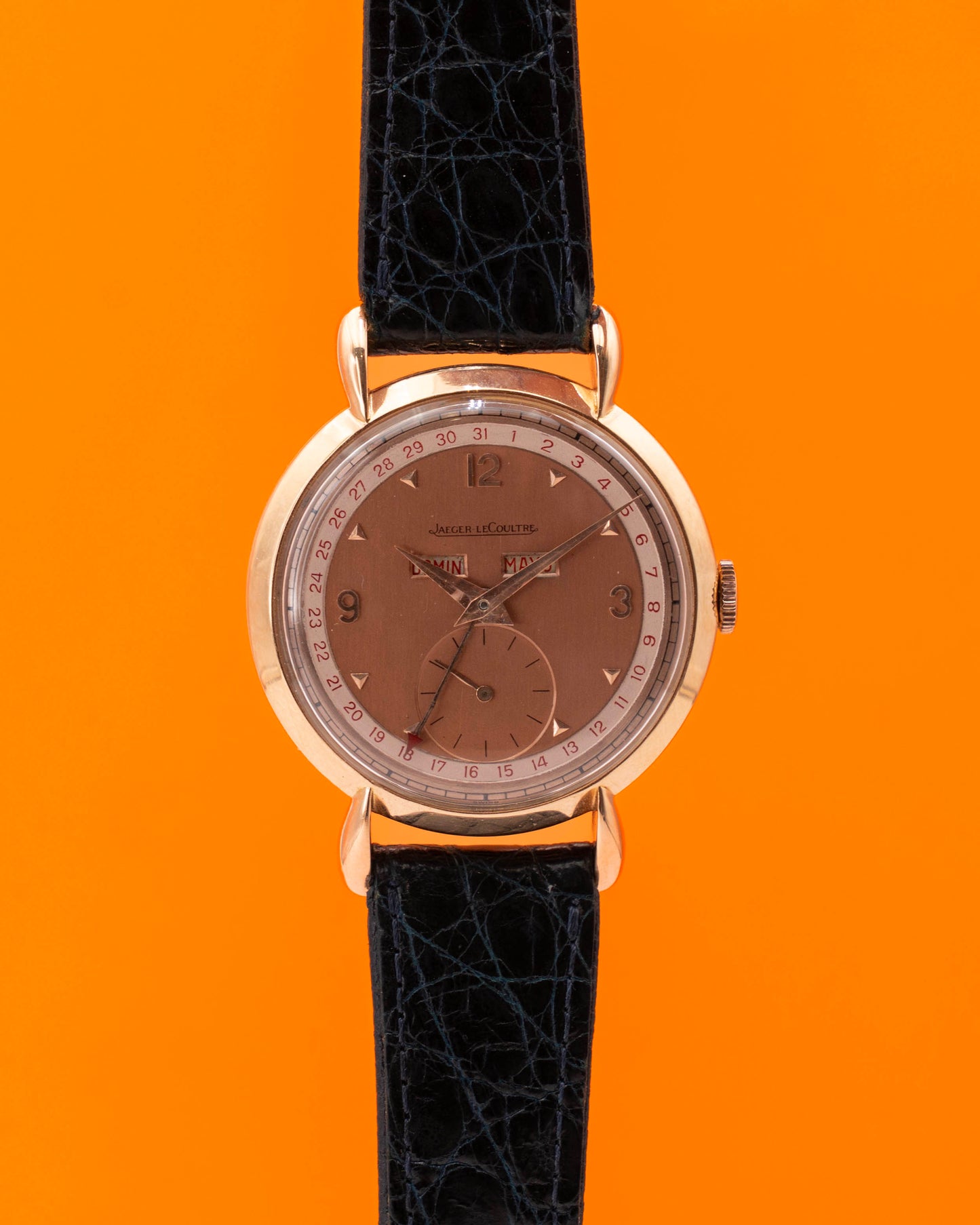 Jaeger-LeCoultre Triple Date 36mm 2904 Salmon Dial  (2904)