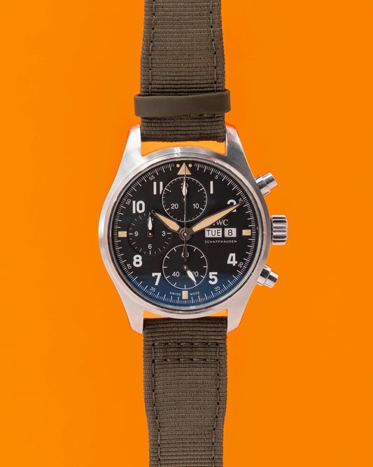 IWC Pilot Chronograph Spitfire 41mm IW3879 Black Dial 2022
