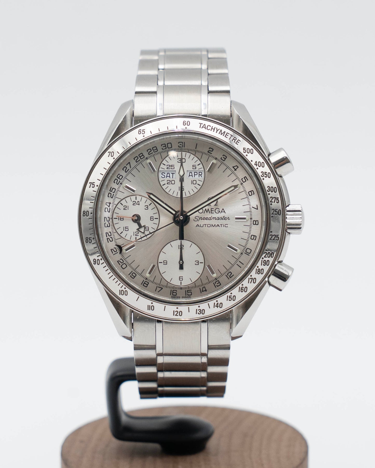 Omega Speedmaster Day Date 38mm 3521.30.00 Silver Dial  (3521.30.00)