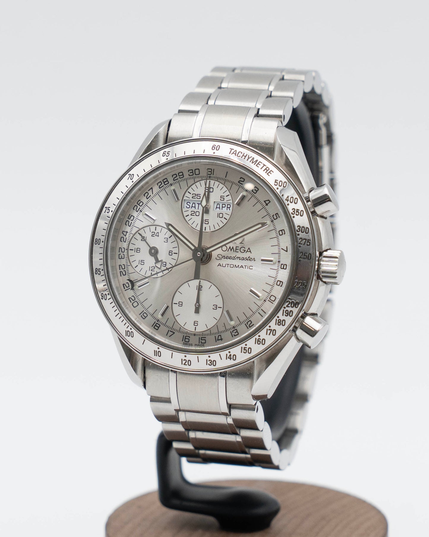Omega Speedmaster Day Date 38mm 3521.30.00 Silver Dial  (3521.30.00)