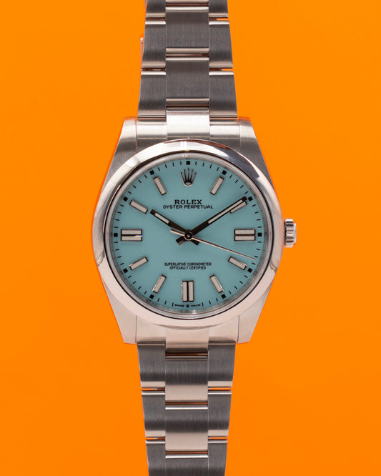 Unworn Rolex Oyster Perpetual 124300 41mm Tiffany 2020