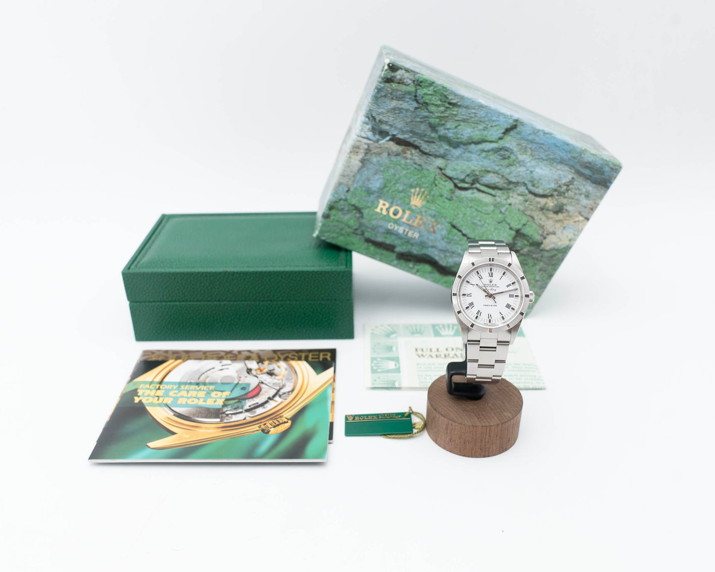 Rolex Airking 34mm 14010 White Roman Dial