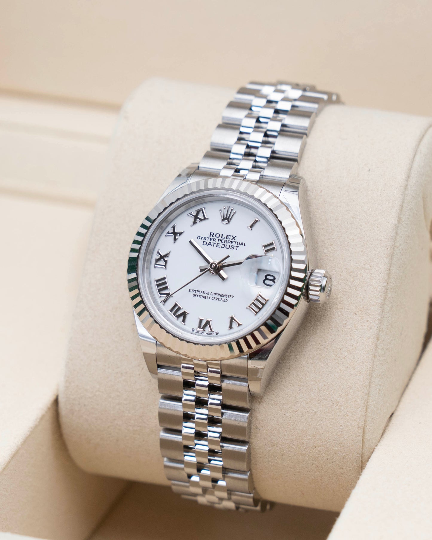 UNWORN 2026 Rolex Datejust 28mm 279174 White Roman Dial 2026