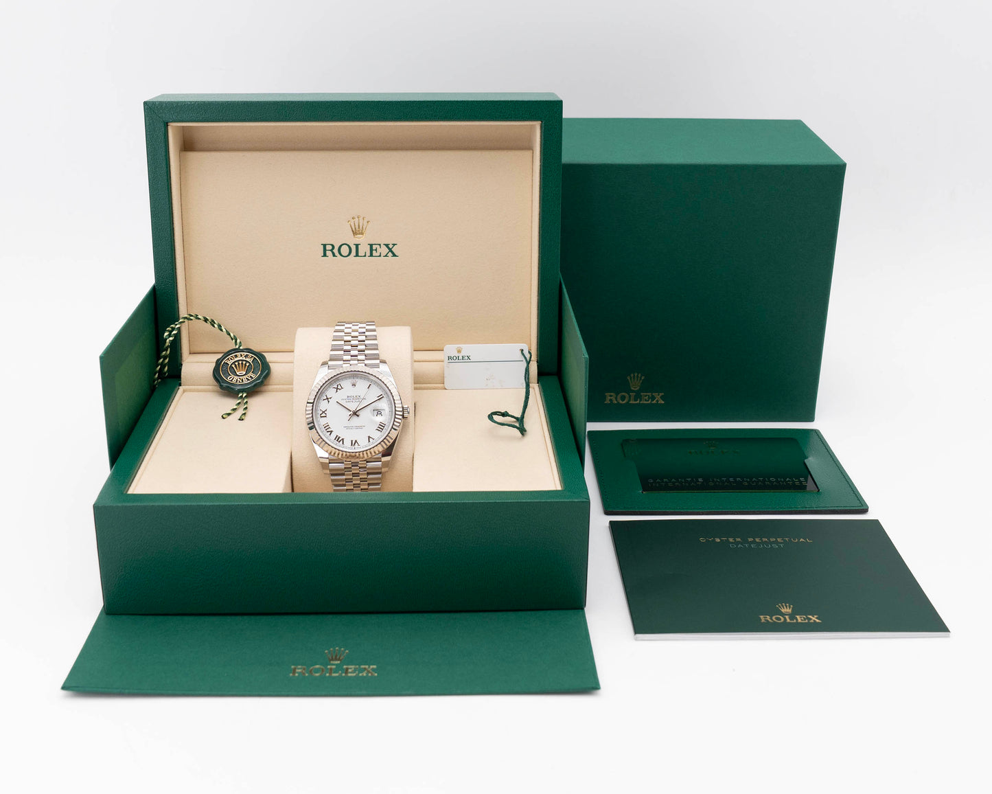 Rolex Datejust 41mm 126334 White Roman Dial Fluted Jubilee 2026