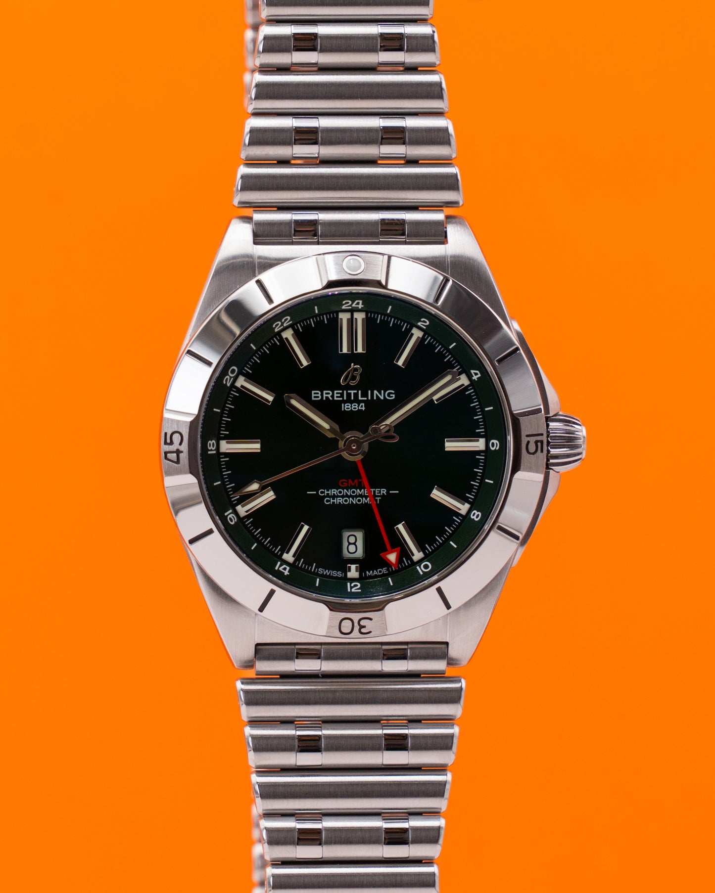 Breitling Chronomat GMT 40mm A32398 Green Dial