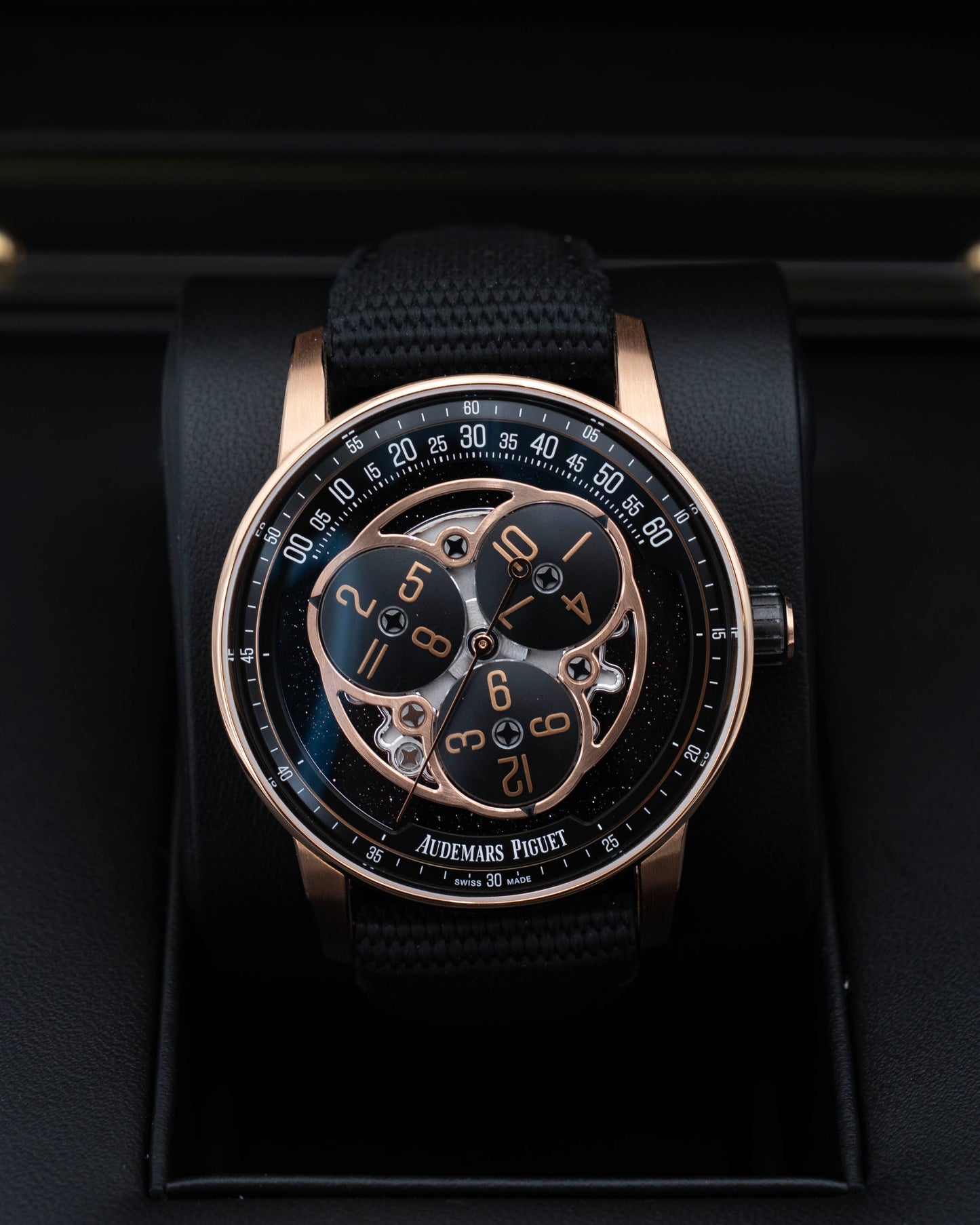 Audemars Piguet Code 11.59 41mm 15212NR Starwheel Rose Gold Black Dial
