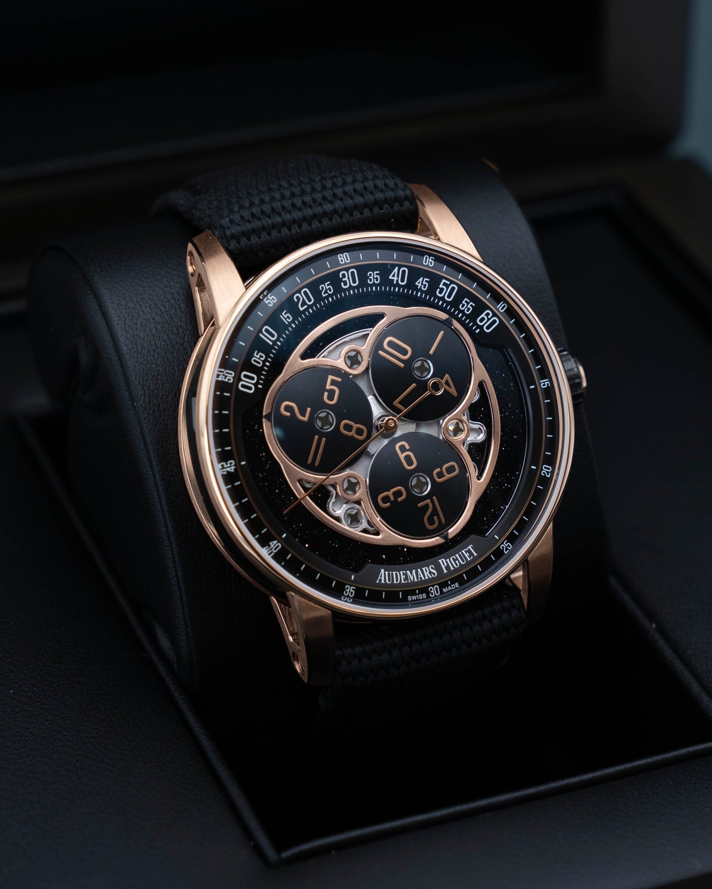 Audemars Piguet Code 11.59 41mm 15212NR Starwheel Rose Gold Black Dial