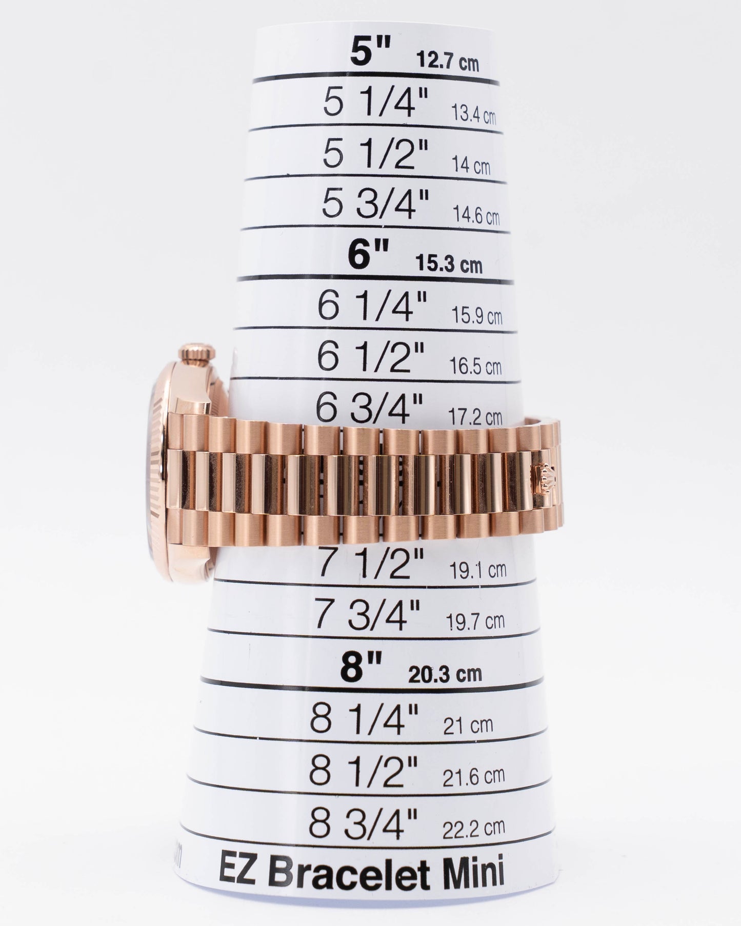 Rolex DayDate 36mm 128235 Aventurine Green Dial Diamond Roman Numerals Rose Gold 2024